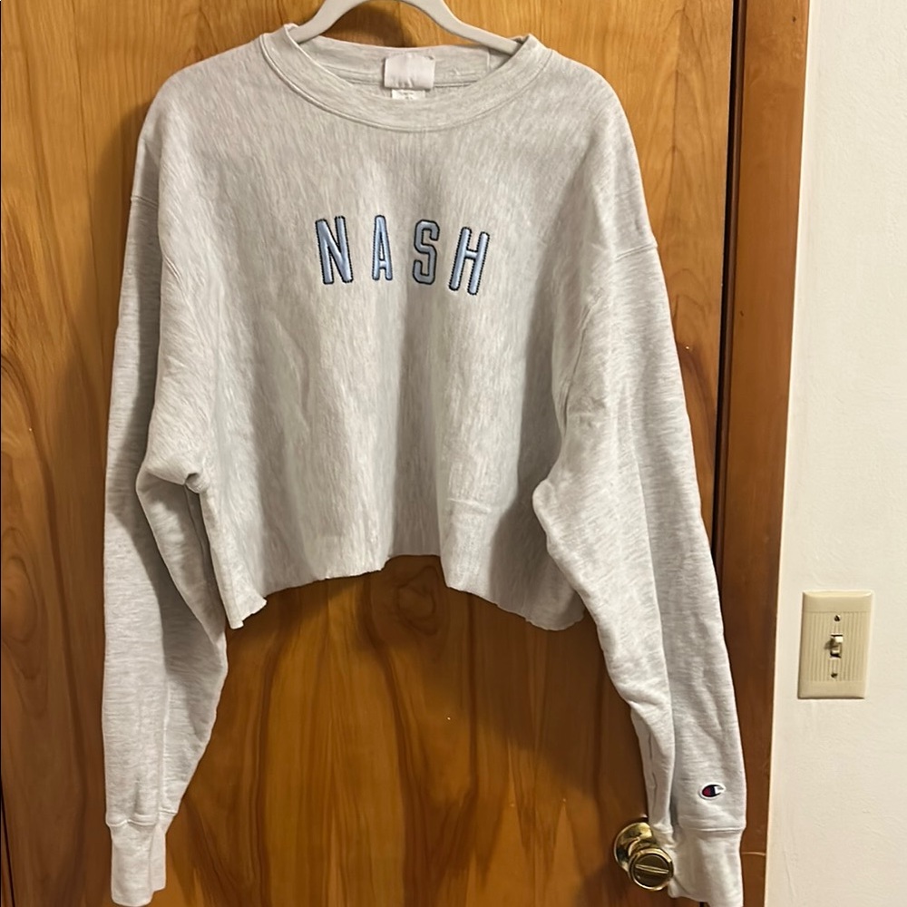 Cropped Nashville creneck sweatshirt